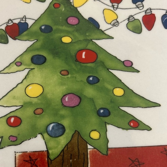 Christmas Swirl Holiday Plate - Festive Serving Plate - Holiday Decor - Picture 8 of 9